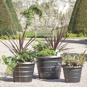 Set of 3 Beehive Planters