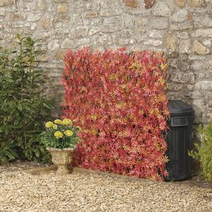 Expandable Artificial Hedge Trellis - Red Acer