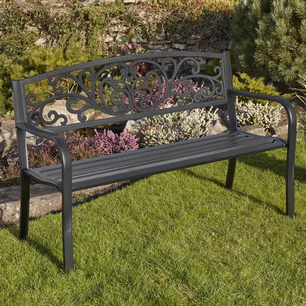 Garden Life Henley Metal Garden Bench