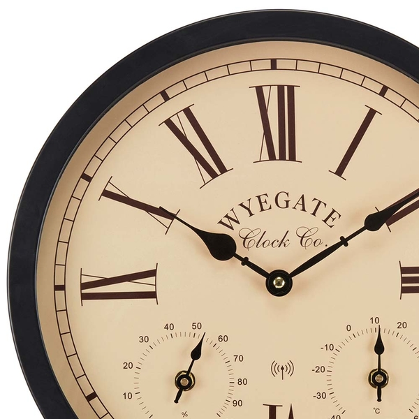 Radio Controlled ThreeinOne Garden Wall Clock Garden Gear