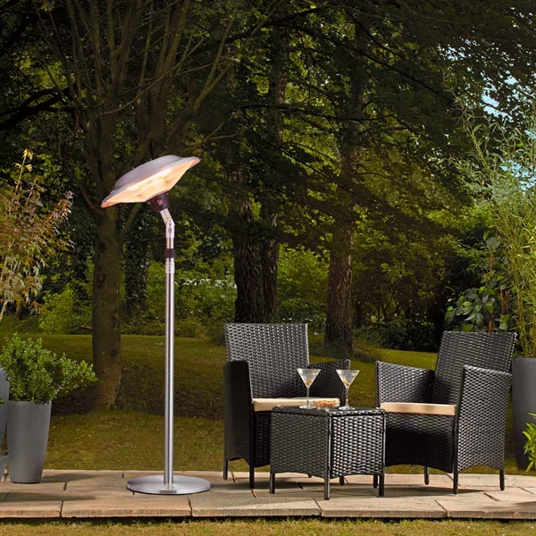 Garden Glow 2100W Free Standing Tilting Electric Patio Heater