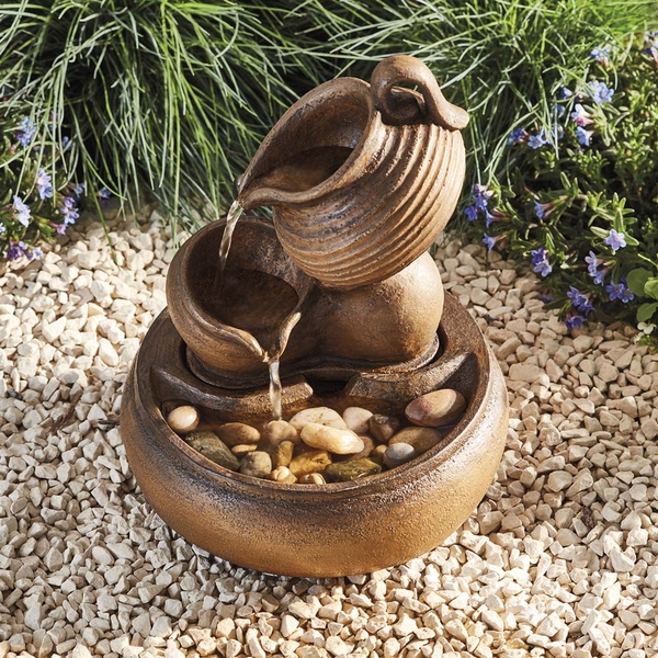 Serenity Table-Top Tipping Jugs Water Feature