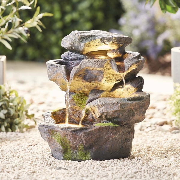 Serenity Mountain Rock Water Feature