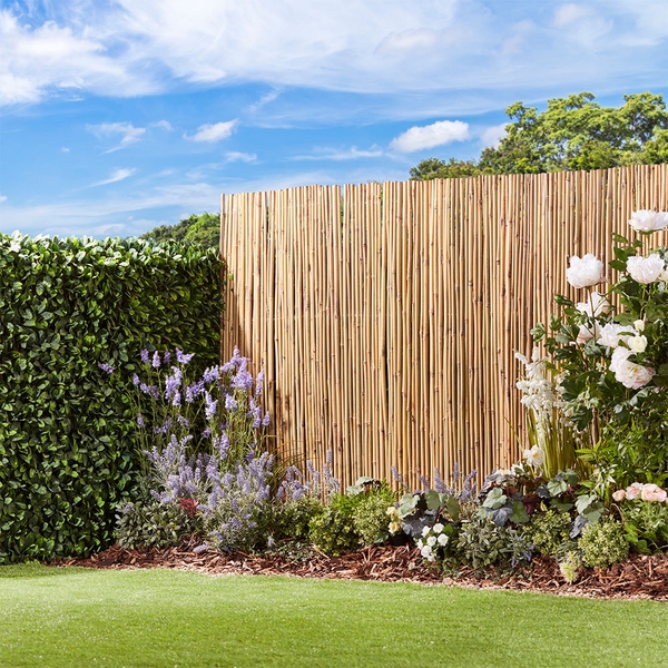 Waltons Thick Natural Bamboo Fencing Screening