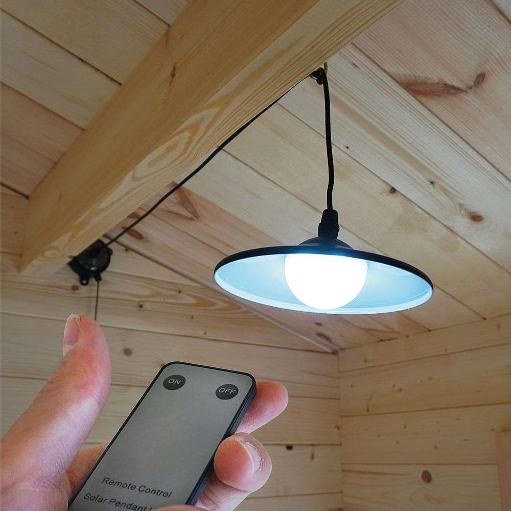 Zennox Solar Shed Light with Remote Control Garden Gear